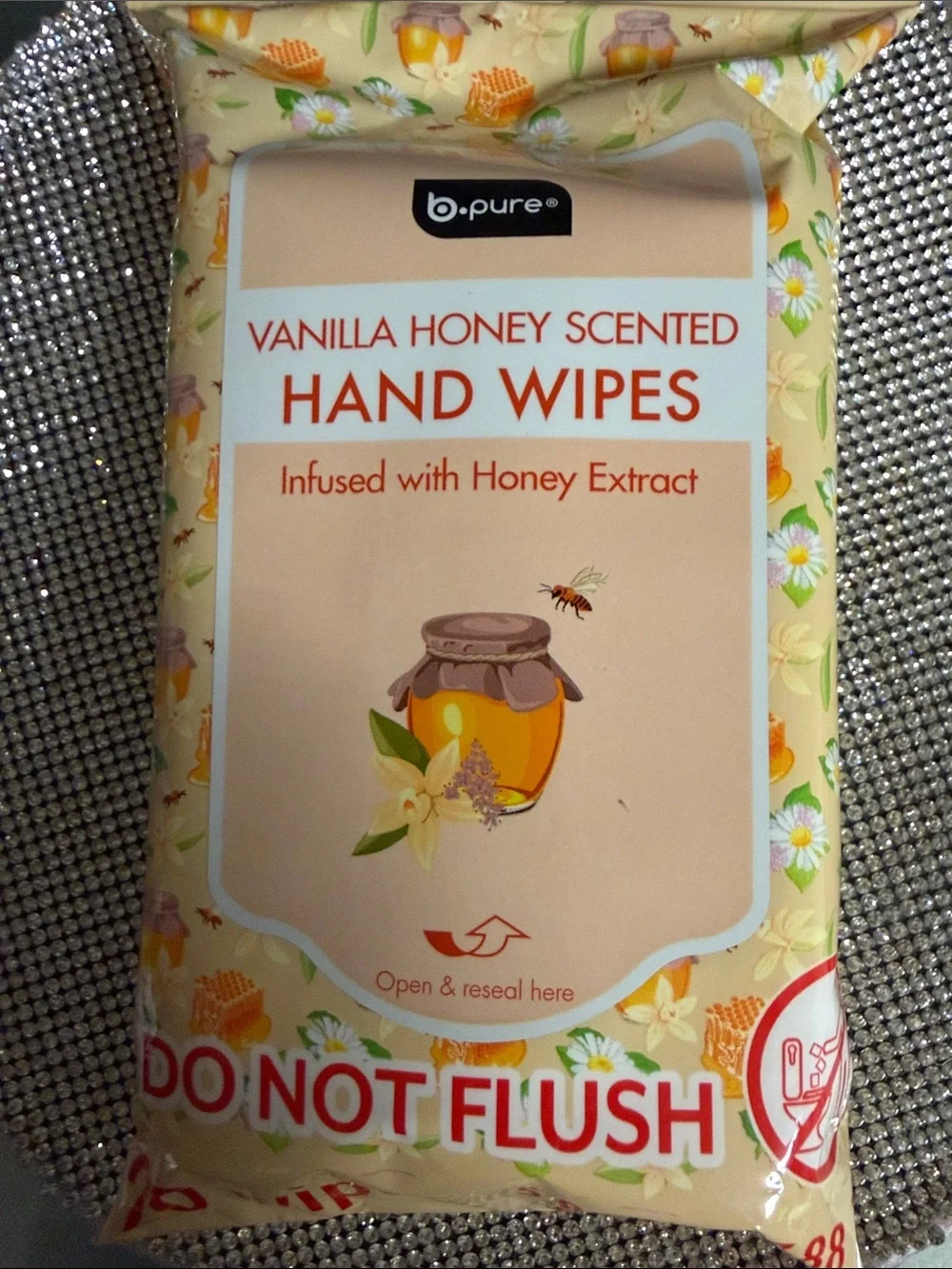 ❣️5/$25❣️Fig Scented Hand Wipes — Pink Pack choose 1